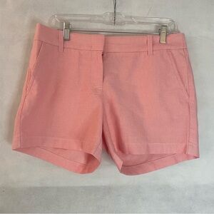 J. Crew Pink Bermuda Shorts Classic Cotton Blend